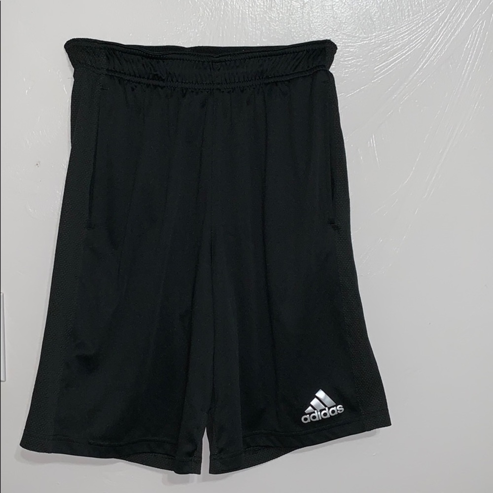 Black Adidas basketball shorts